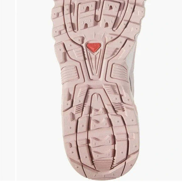 Salomon Women's Sneakers in Light Pink and Cream - Picture 4 of 12